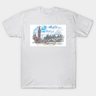 London - Houses of Parliament T-Shirt